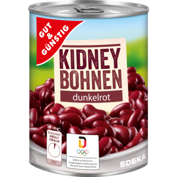 Rote Kidney Bohnen G&G 400g Dose